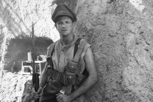 Aaron Glenane as Stan in Deadline Gallipoli. Photo Credit: Matt Nettheim